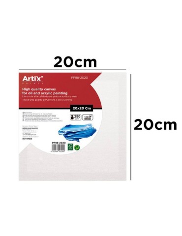 Lienzo con Bastidor 20x20cm | Lienzos para Pintar