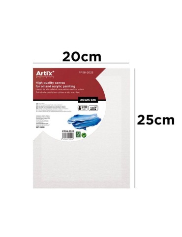 Lienzo con Bastidor 20x25cm | Lienzos para Pintar