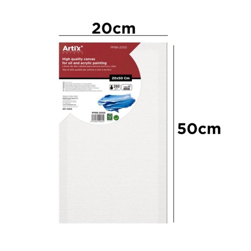 Lienzo con Bastidor 20x50cm | Lienzos para Pintar