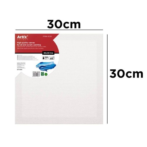 Lienzo con Bastidor 30x30cm | Lienzos para Pintar
