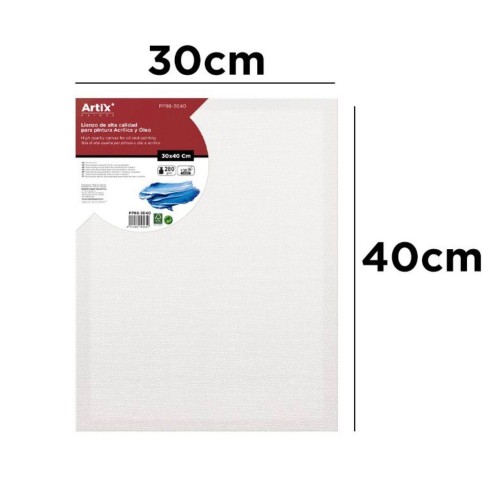 Lienzo con Bastidor 30x40cm | Lienzos para Pintar