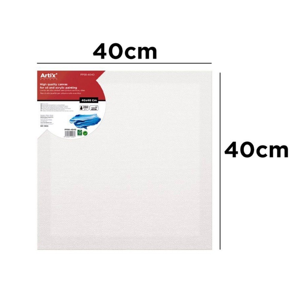 Lienzo con Bastidor 40x40cm | Lienzos para Pintar