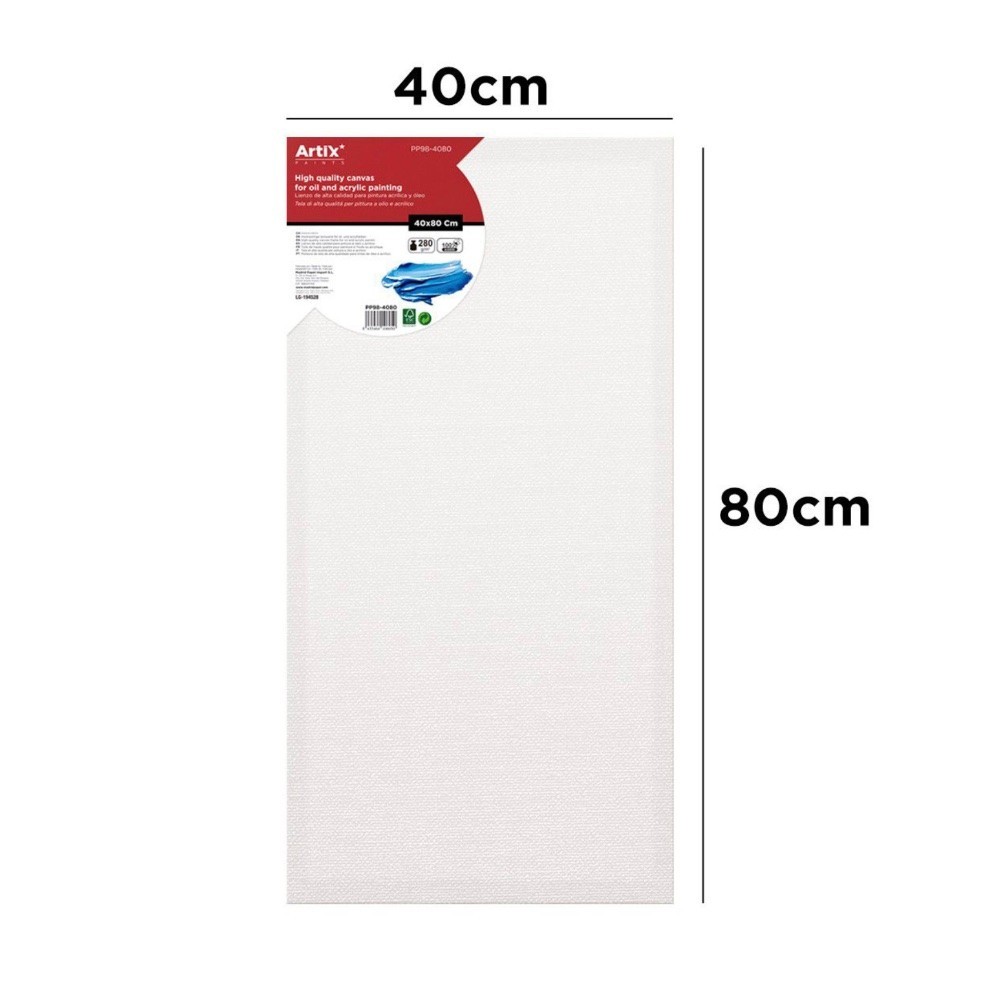 Lienzo con Bastidor 40x80cm | Lienzos para Pintar