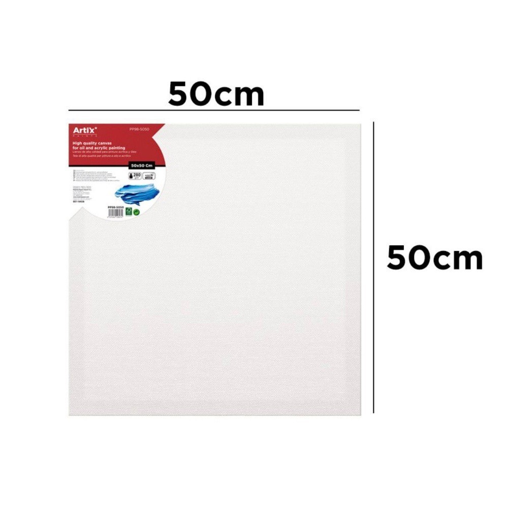 Lienzo con Bastidor 50x50cm | Lienzos para Pintar