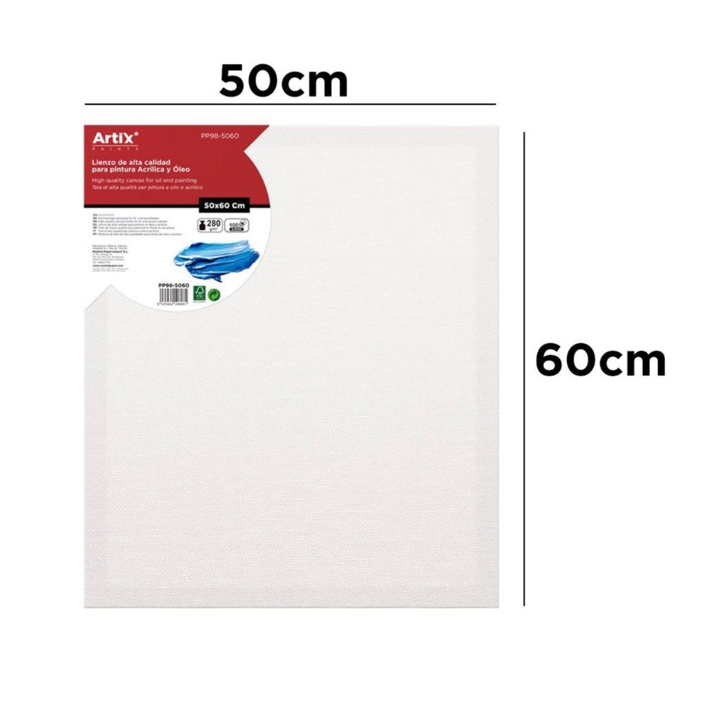 Lienzo con Bastidor 50x60cm | Lienzos para Pintar