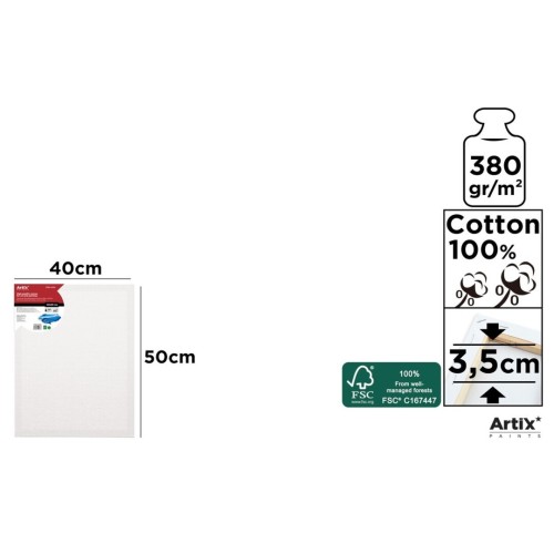 Lienzo con Bastidor 40x50cm | Lienzos para Pintar