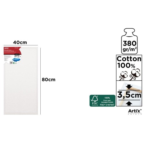 Lienzo con Bastidor 40x80cm | Lienzos para Pintar