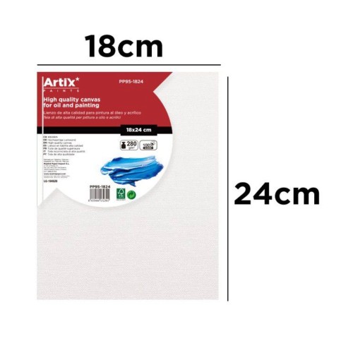 Lienzo en Tablilla 18x24cm | Lienzos para Pintar