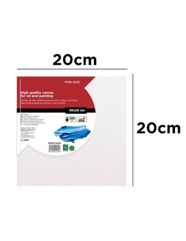 Lienzo en Tablilla 20x20cm | Lienzos para Pintar