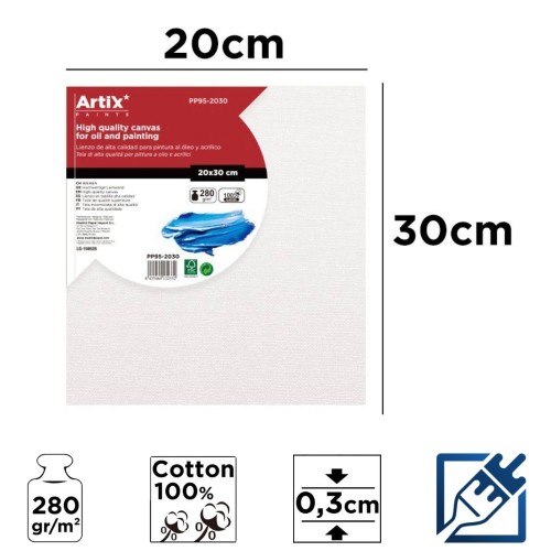 Lienzo en Tablilla 20x30cm | Lienzos para Pintar