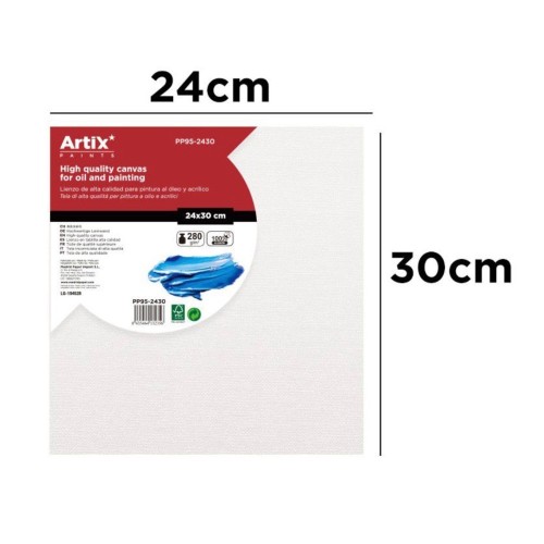 Lienzo en Tablilla 30x30cm | Lienzos para Pintar