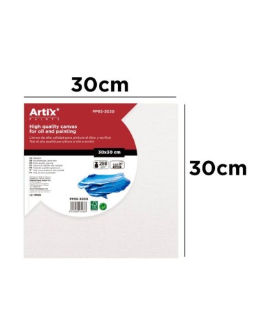 Lienzos en Tablilla 30x30cm | Lienzos para Pintar