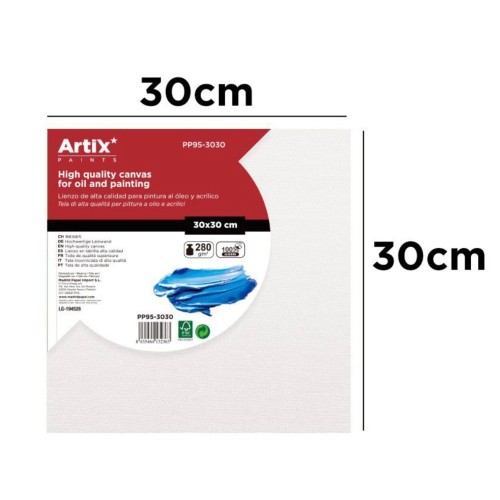 Lienzos en Tablilla 30x30cm | Lienzos para Pintar