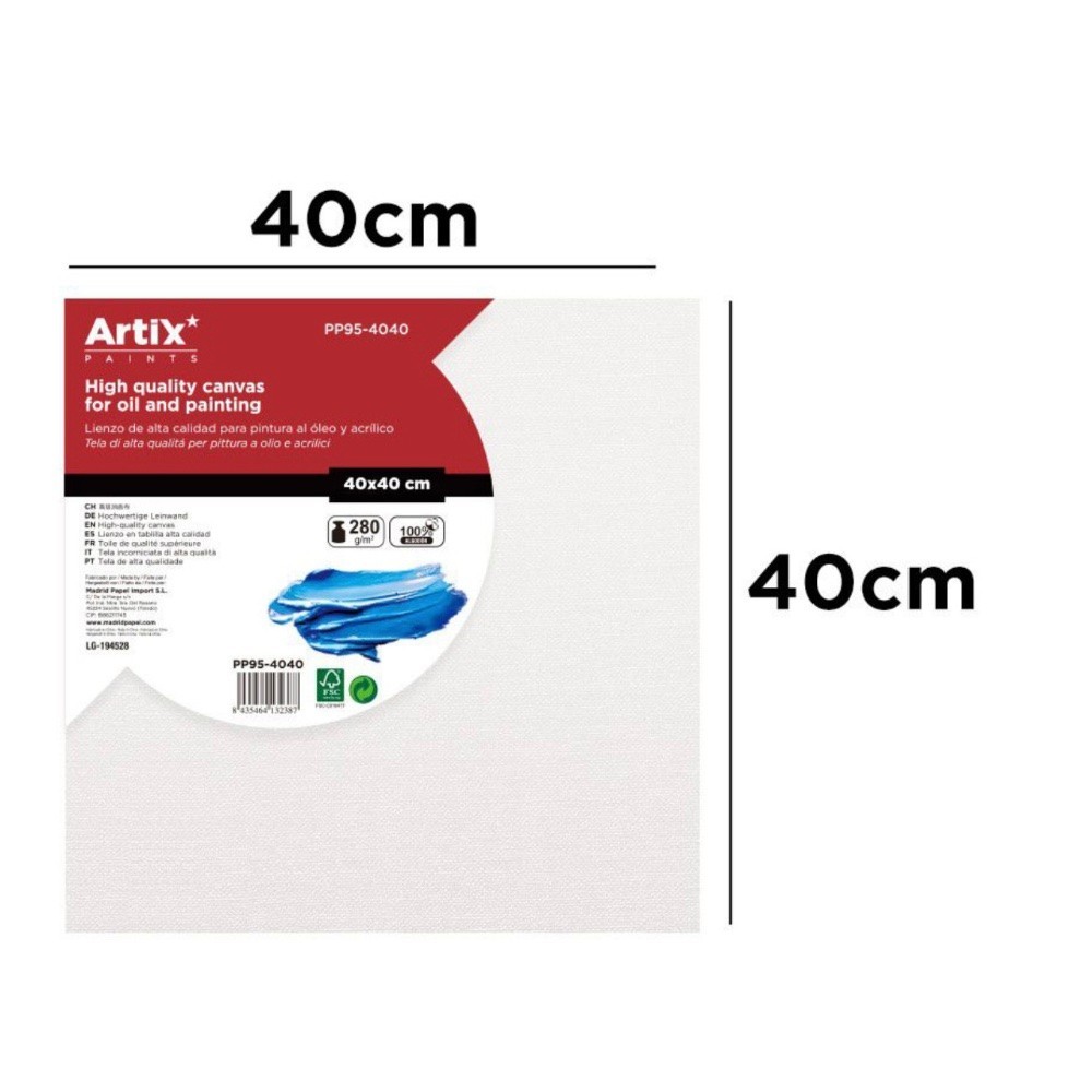 Lienzo en Tablilla 40x40cm | Lienzos para Pintar