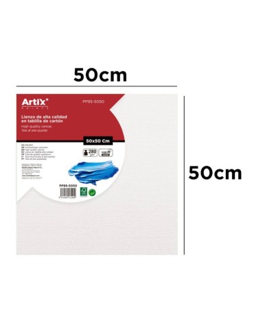 Lienzo en tablilla 50x50cm | Lienzos para Pintar