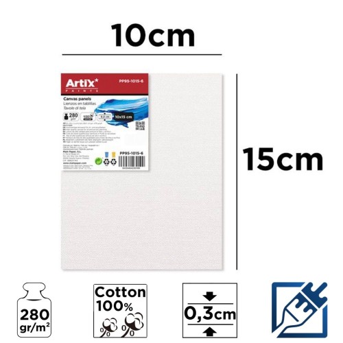 Lienzo en Tablilla 10x15cm | Lienzos para Pintar