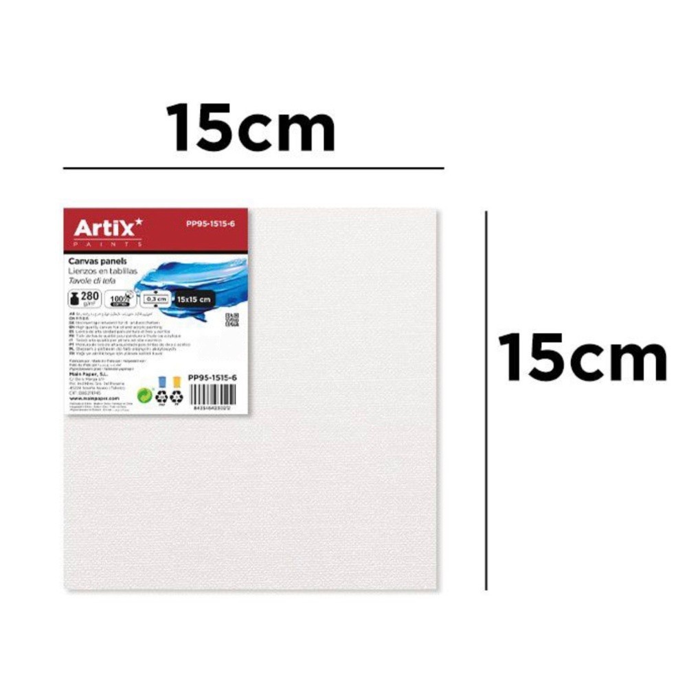 Lienzo en Tablilla 15x15cm | Lienzo para Pintar