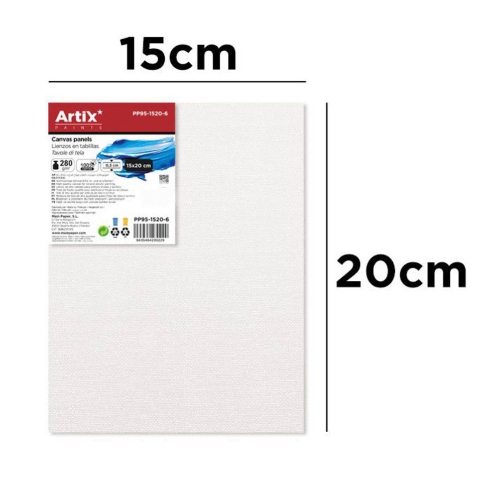 Lienzo en Tablilla 15x20cm | Lienzos para Pintar